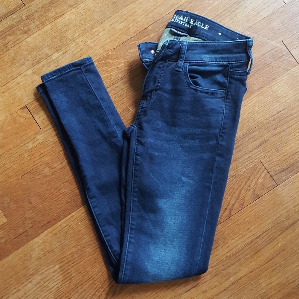 Jeans size 2, Supper Skinny, Stretch EUC